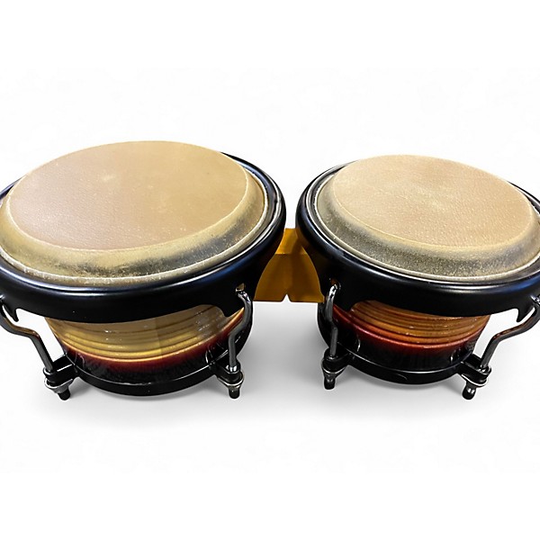 Used Bahamut 7in bongos 2 Color Sunburst Drum