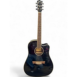 Used Tagima ws20eq black Acoustic Electric Guitar