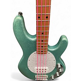 Used Sterling by Music Man Ray34 Seafoam Green SPARKLE Electric Bass Guitar