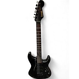 Vintage 1980s Schecter Guitar Research STRATEGY BLACK Solid Body Electric Guitar