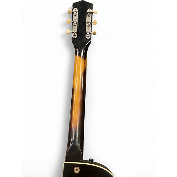 Vintage 1960s Harmony H45 Stratotone 2 Color Sunburst Hollow Body Electric Guitar