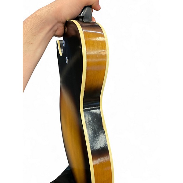 Vintage 1960s Harmony H45 Stratotone 2 Color Sunburst Hollow Body Electric Guitar