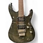 Used Ltd M-100FM Trans Green Solid Body Electric Guitar
