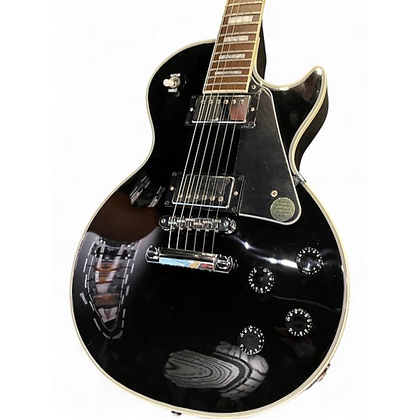 Used 2011 Gibson Les Paul Custom Black Solid Body Electric Guitar