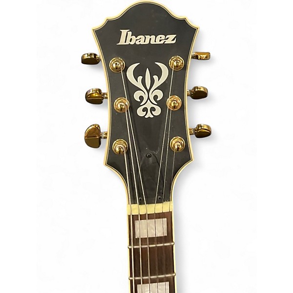 Used Ibanez AF75G Black Hollow Body Electric Guitar