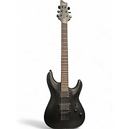 Used Schecter Guitar Research C1 Platinum BlackOUT Solid Body Electric Guitar