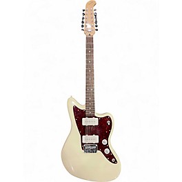 Used Squier JAZZMASTER 12 STRING Antique White Solid Body Electric Guitar