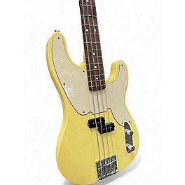 Used Fender Mike Dirnt Signature Precision Bass TV Yellow Electric Bass Guitar