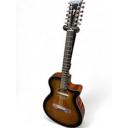 Used Ibanez AEG5012DVH 2 Color Sunburst 12 String Acoustic Electric Guitar