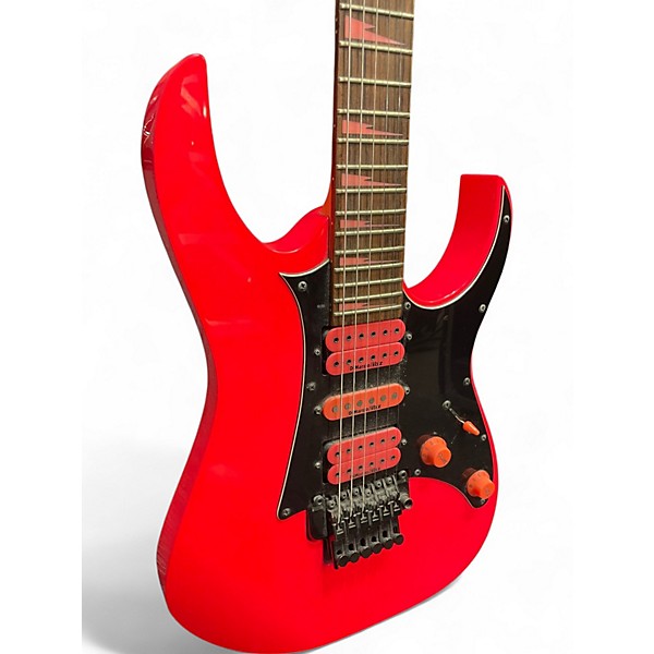 Used Ibanez RG1XXV RG 25th Anniversary Fluorescent Pink Solid Body Electric Guitar