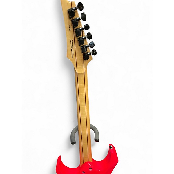 Used Ibanez RG1XXV RG 25th Anniversary Fluorescent Pink Solid Body Electric Guitar