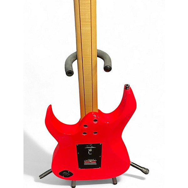 Used Ibanez RG1XXV RG 25th Anniversary Fluorescent Pink Solid Body Electric Guitar