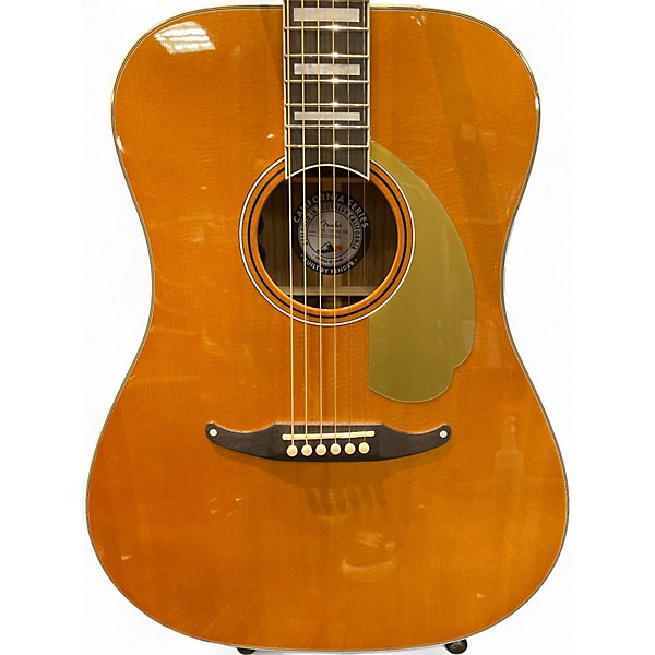 Used Fender CALIFORNIA KING AGED NATURAL Acoustic Electric Guitar