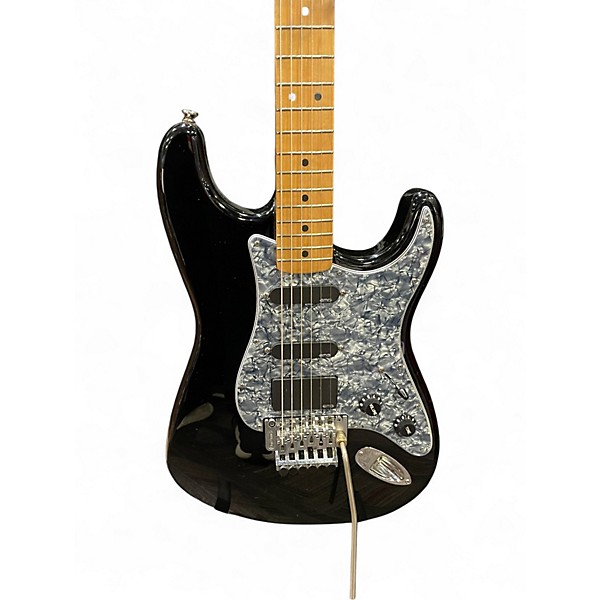 Used Fender Floyd Rose Standard Stratocaster Black Solid Body Electric Guitar