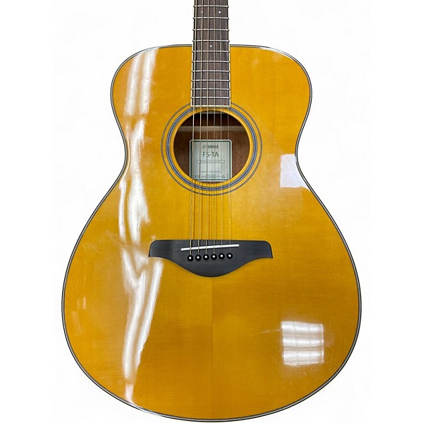 Used Yamaha FSTA TransAcoustic Concert Antique Natural Acoustic Electric Guitar