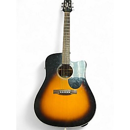 Used Jasmine JD39CE 2 Color Sunburst Acoustic Electric Guitar