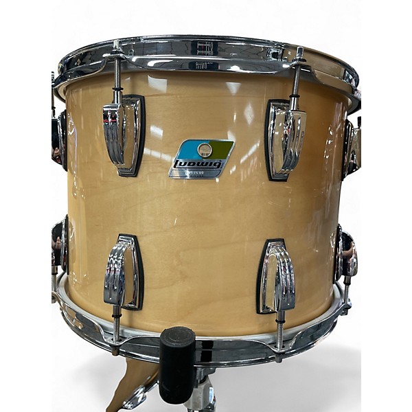 Used Ludwig 5 Piece Ludwig Legacy Maple Zep 5 Piece Natural Maple Drum Kit