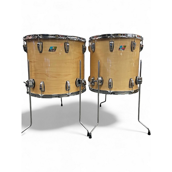 Used Ludwig 5 Piece Ludwig Legacy Maple Zep 5 Piece Natural Maple Drum Kit