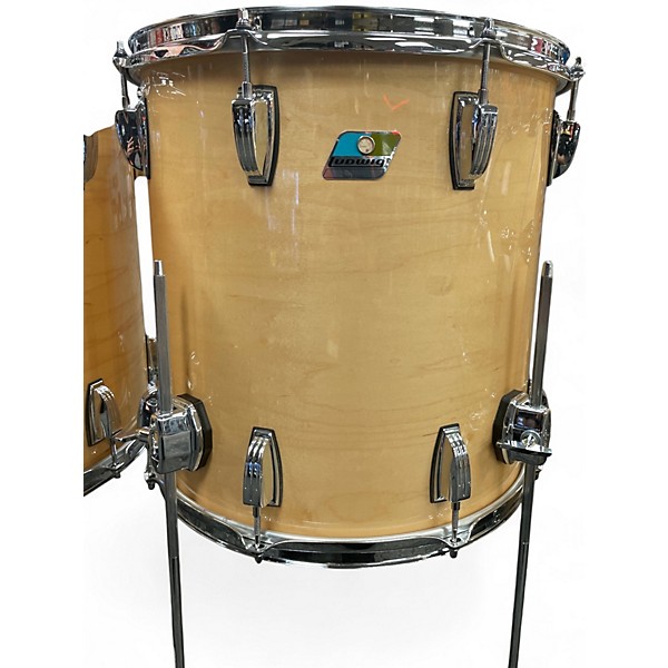 Used Ludwig 5 Piece Ludwig Legacy Maple Zep 5 Piece Natural Maple Drum Kit