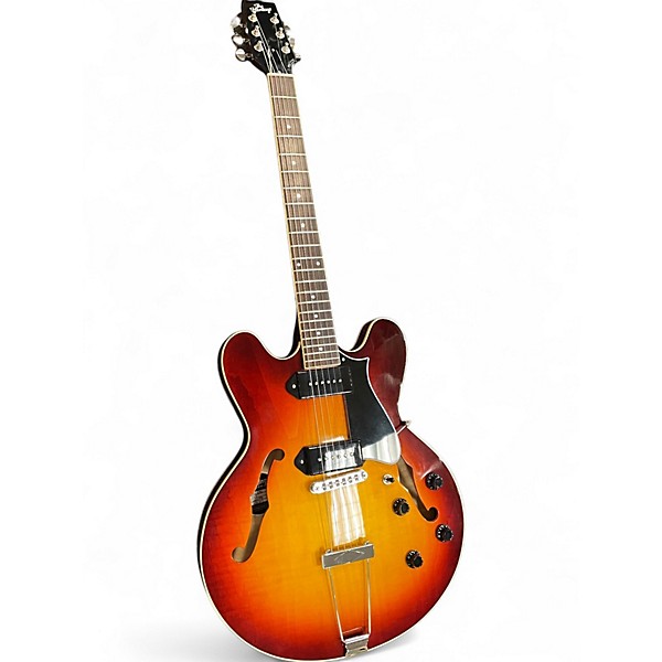 Used Heritage STDH-530 Cherry Sunburst Hollow Body Electric Guitar