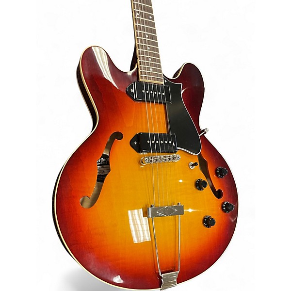 Used Heritage STDH-530 Cherry Sunburst Hollow Body Electric Guitar