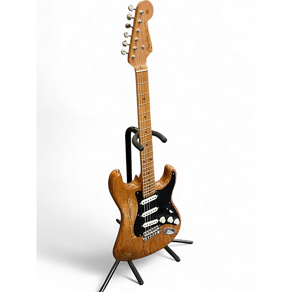 Used 2017 Fender FSR Roasted Ash '56 Natural Solid Body Electric Guitar
