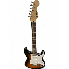 Used Squier Sonic Stratocaster 2 Tone Sunburst Solid Body Electric Guitar