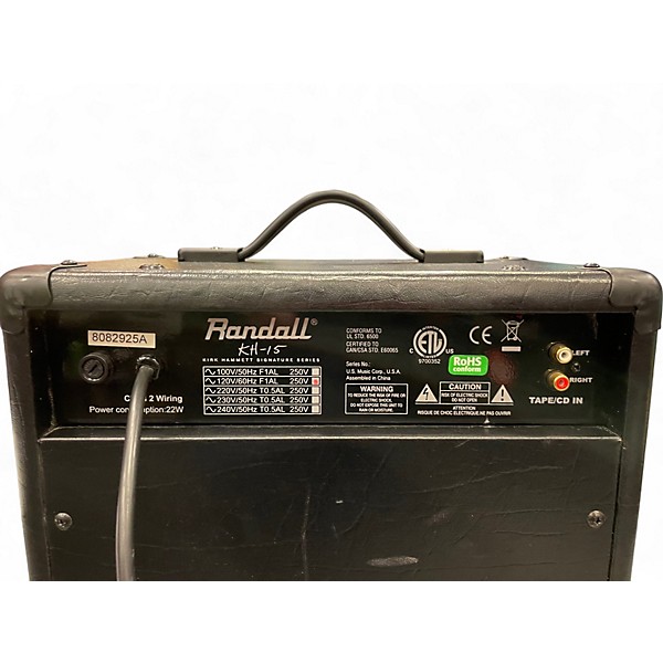 Used Randall KH15 Kirk Hammet 1x8 15W Guitar Combo Amp