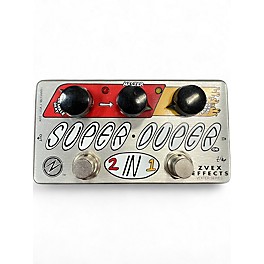 Used ZVEX Vexter Super Duper 2 In 1 Overdrive Effect Pedal