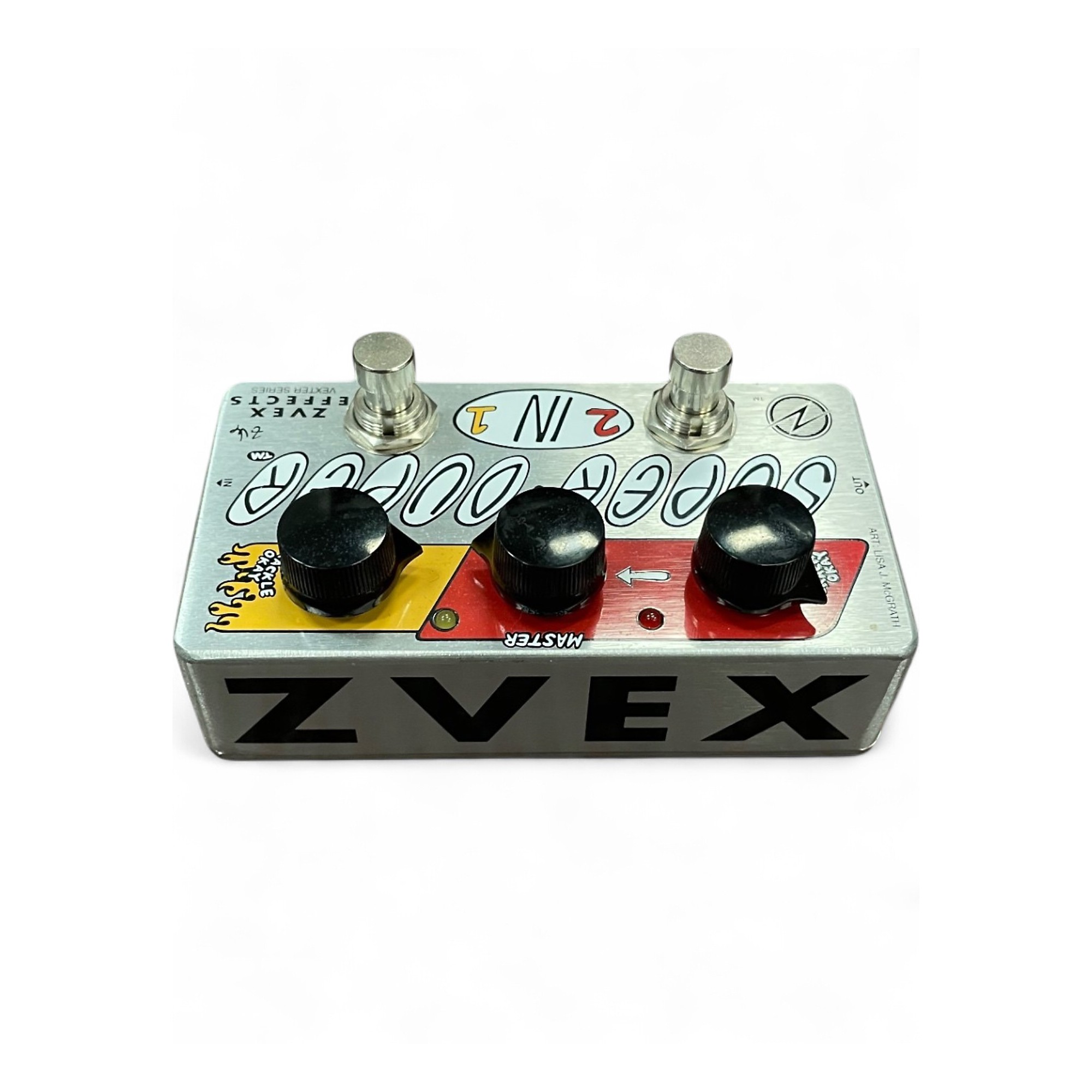 Used ZVEX Used ZVEX Vexter Super Duper 2 In 1 Overdrive Used ZVEX Used ZVEX Vexter Super Duper 2 In 1 Overdrive