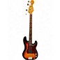 Used Fender American Vintage Reissue 3 Tone Sunburst Electric Bass Guitar thumbnail