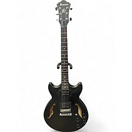 Used Ibanez AM73B Archtop Black Hollow Body Electric Guitar