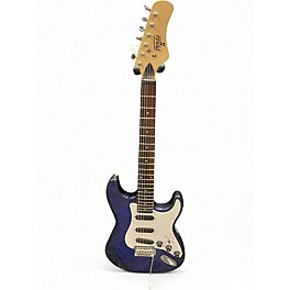Used Hondo 2 Blue Solid Body Electric Guitar