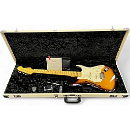 Used 2023 Fender Eric Johnson Thinline Stratocaster 2 Color Sunburst Hollow Body Electric Guitar