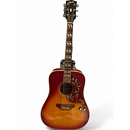 Vintage 1970s Gibson Hummingbird Sunburst Acoustic Electric Guitar