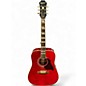 Used Epiphone Hummingbird Artist Wine Red Acoustic Guitar thumbnail