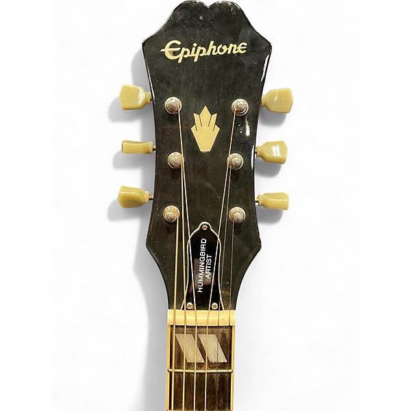 Used Epiphone Hummingbird Artist Wine Red Acoustic Guitar