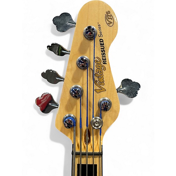 Used Vintage VJ75 Jazz Bass 3 Color Sunburst Electric Bass Guitar