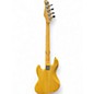 Used Schecter Guitar Research J5 Yellow Electric Bass Guitar