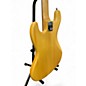 Used Schecter Guitar Research J5 Yellow Electric Bass Guitar