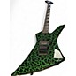 Used Jackson Brandon ellis Green Crackle Solid Body Electric Guitar thumbnail