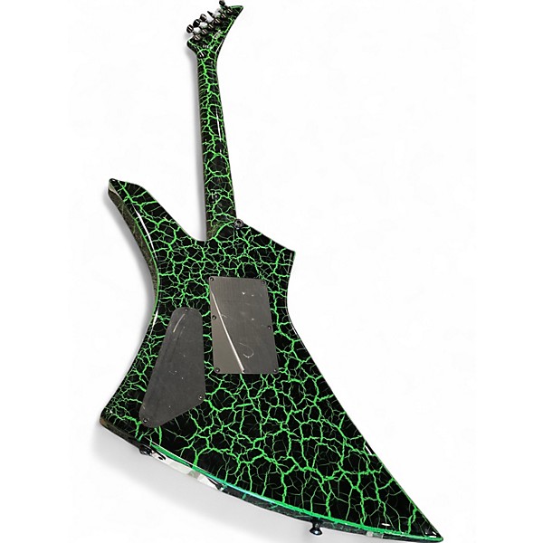 Used Jackson Brandon ellis Green Crackle Solid Body Electric Guitar