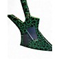 Used Jackson Brandon ellis Green Crackle Solid Body Electric Guitar