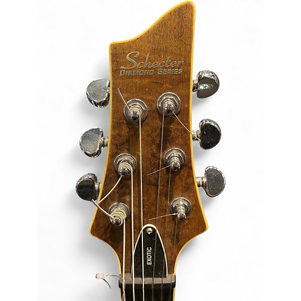 Used Schecter Guitar Research C1 Exotic Natural Solid Body Electric Guitar