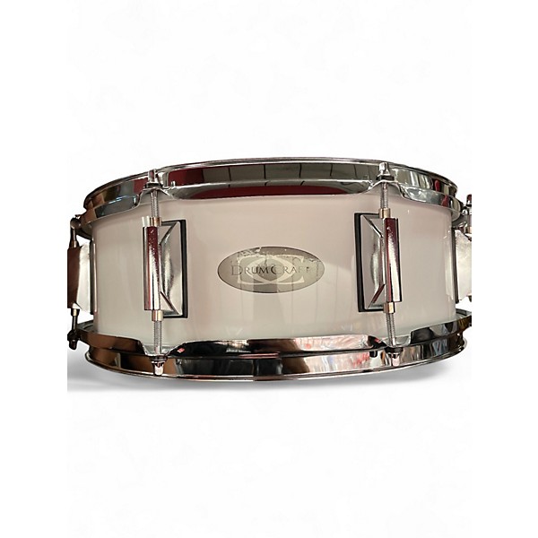 Used DrumCraft 6.5X14 SERIES 1 Snow White Drum