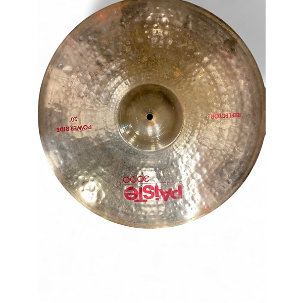 Vintage 1989 Paiste 20in 3000 Series Reflector Power Ride Cymbal