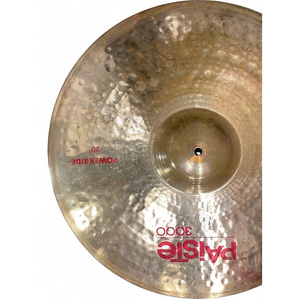 Vintage 1989 Paiste 20in 3000 Series Reflector Power Ride Cymbal