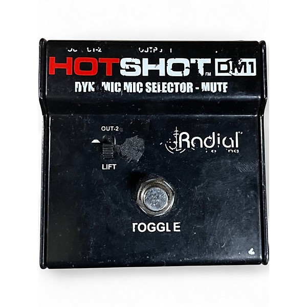 Used Radial Engineering Hotshot DM1 On-Stage Mic Mute Footswitch