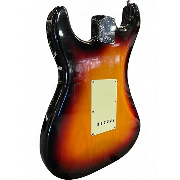 Used 2006 Fender American Deluxe Stratocaster 3 Tone Sunburst Solid Body Electric Guitar
