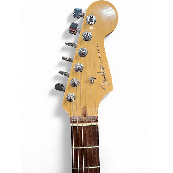 Used 2006 Fender American Deluxe Stratocaster 3 Tone Sunburst Solid Body Electric Guitar